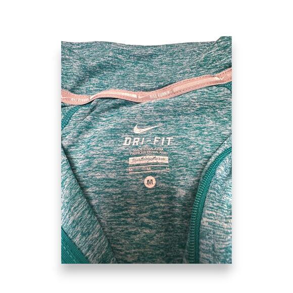 Nike Dri-Fit 1/4 Zip Top Bundle 2 Women's Pink + Teal Size Medium - Picture 8 of 13